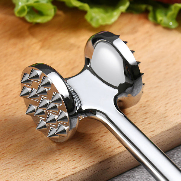 Heavy Duty Stainless Steel Meat Hammer – Dual‑Sided Kitchen Tenderizer