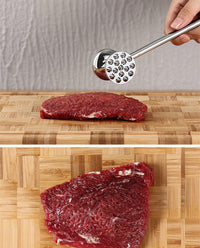 Heavy Duty Stainless Steel Meat Hammer – Dual‑Sided Kitchen Tenderizer