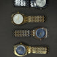 Classic Gucci-Inspired Stainless Steel Watch – Unisex Premium Edition